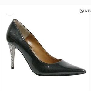 J. Renee Women's Maressa Dress Alegant Pump Pewter Size Casual 9.5